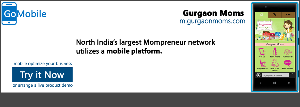 Gurgaon Moms discovered mobile solutions that works.